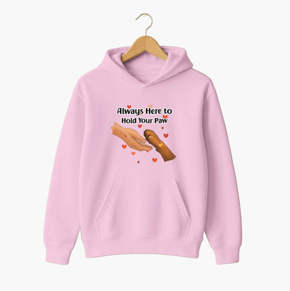Hold Your Paw Simple Dog Hoodie