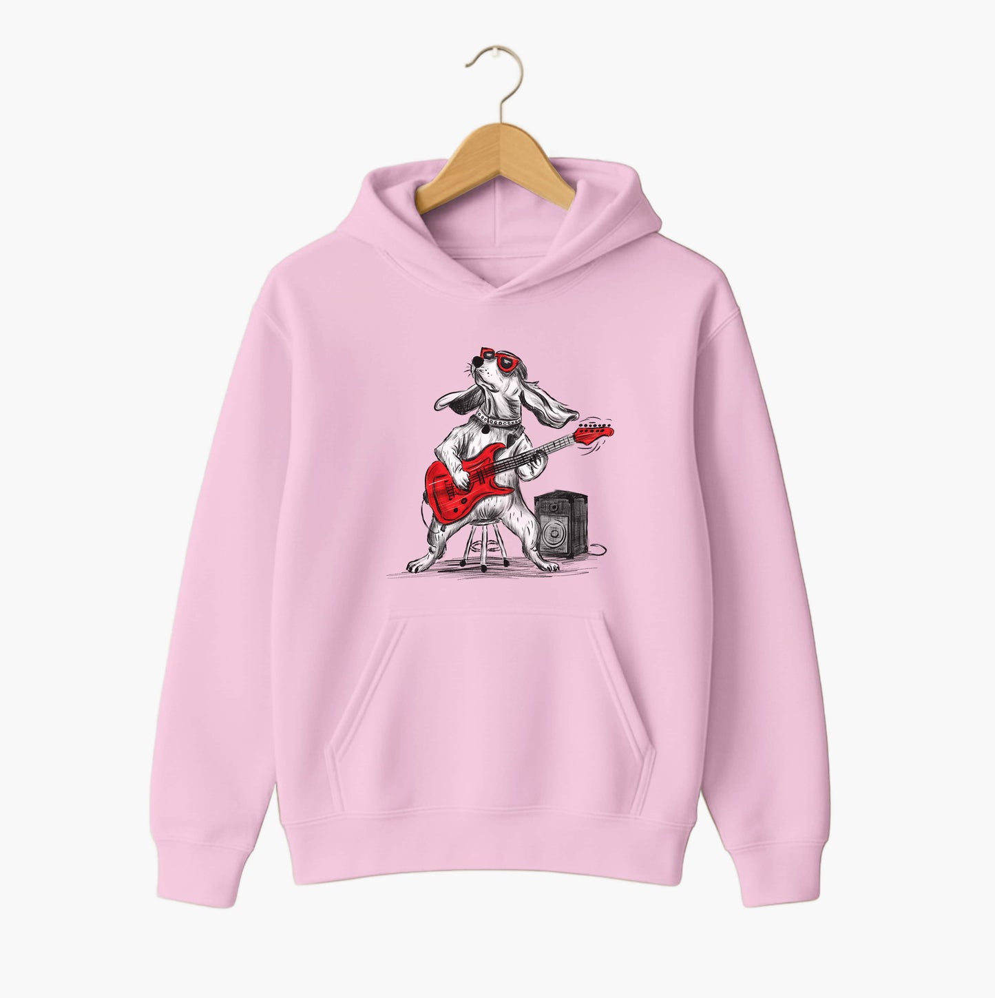 Rock Dog Guitarist Hoodie