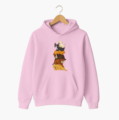 Puppy Tower Cozy Hoodie