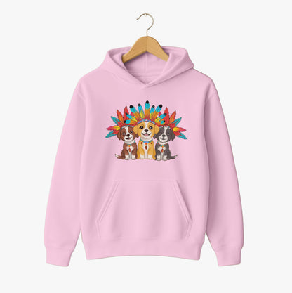 Boho Pup Trio Hoodie