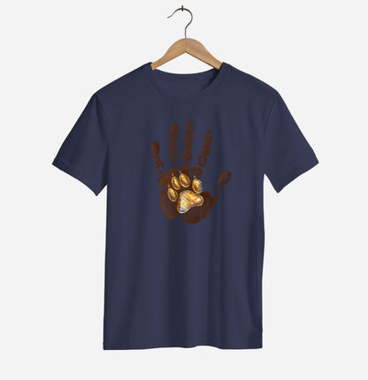Human Hand & Dog Paw T-shirt