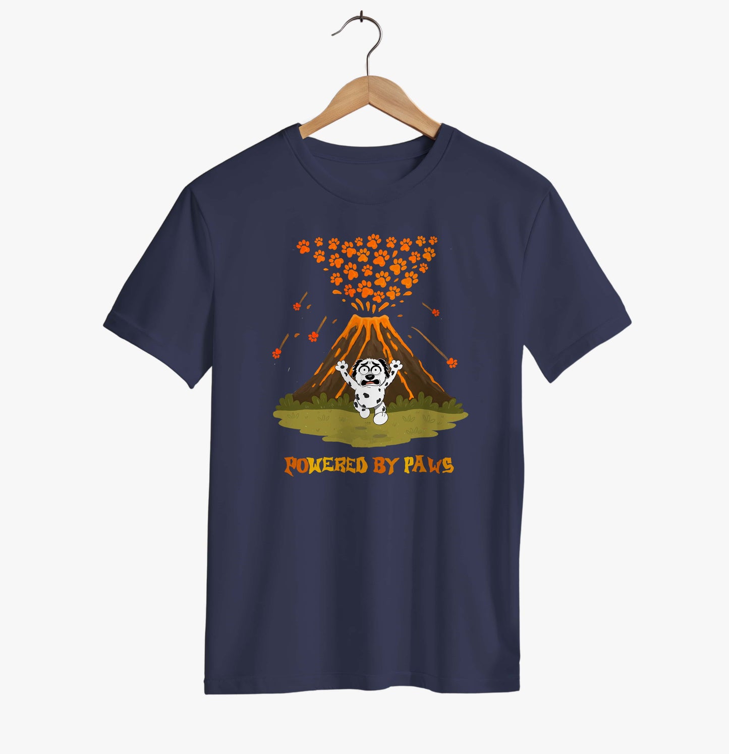 Powered By Paws Volcano T-shirt