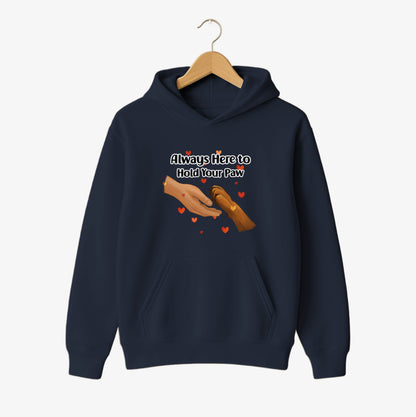 Hold Your Paw Simple Dog Hoodie