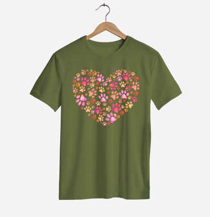 Pawprint Heart T-shirt