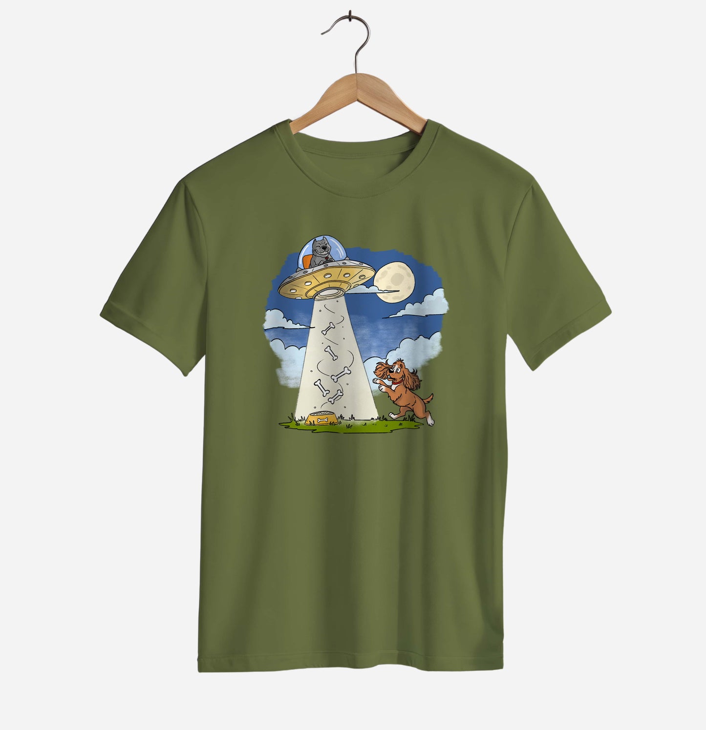 Dog UFO T-shirt