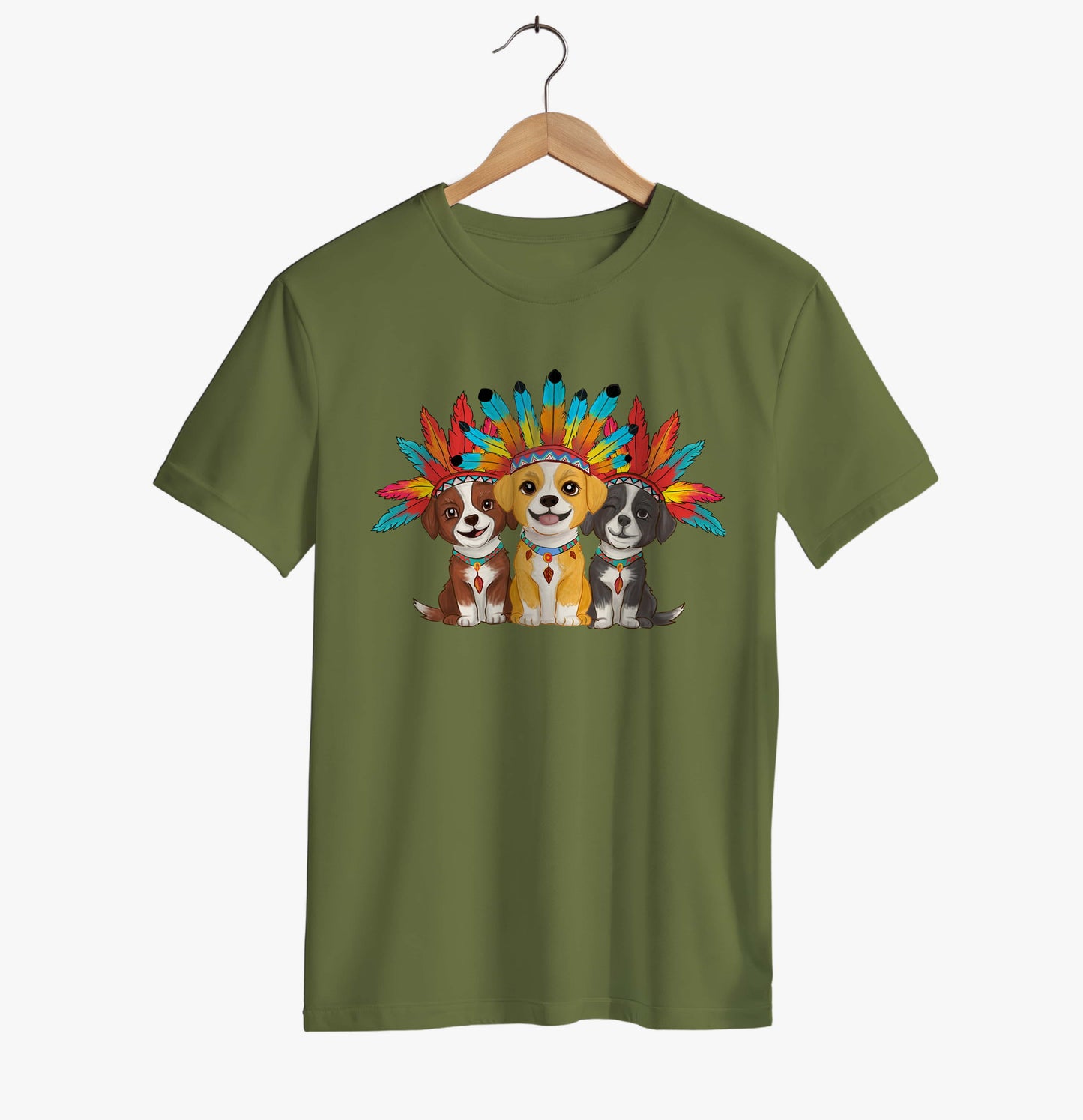 Boho Pup Trio T-shirt