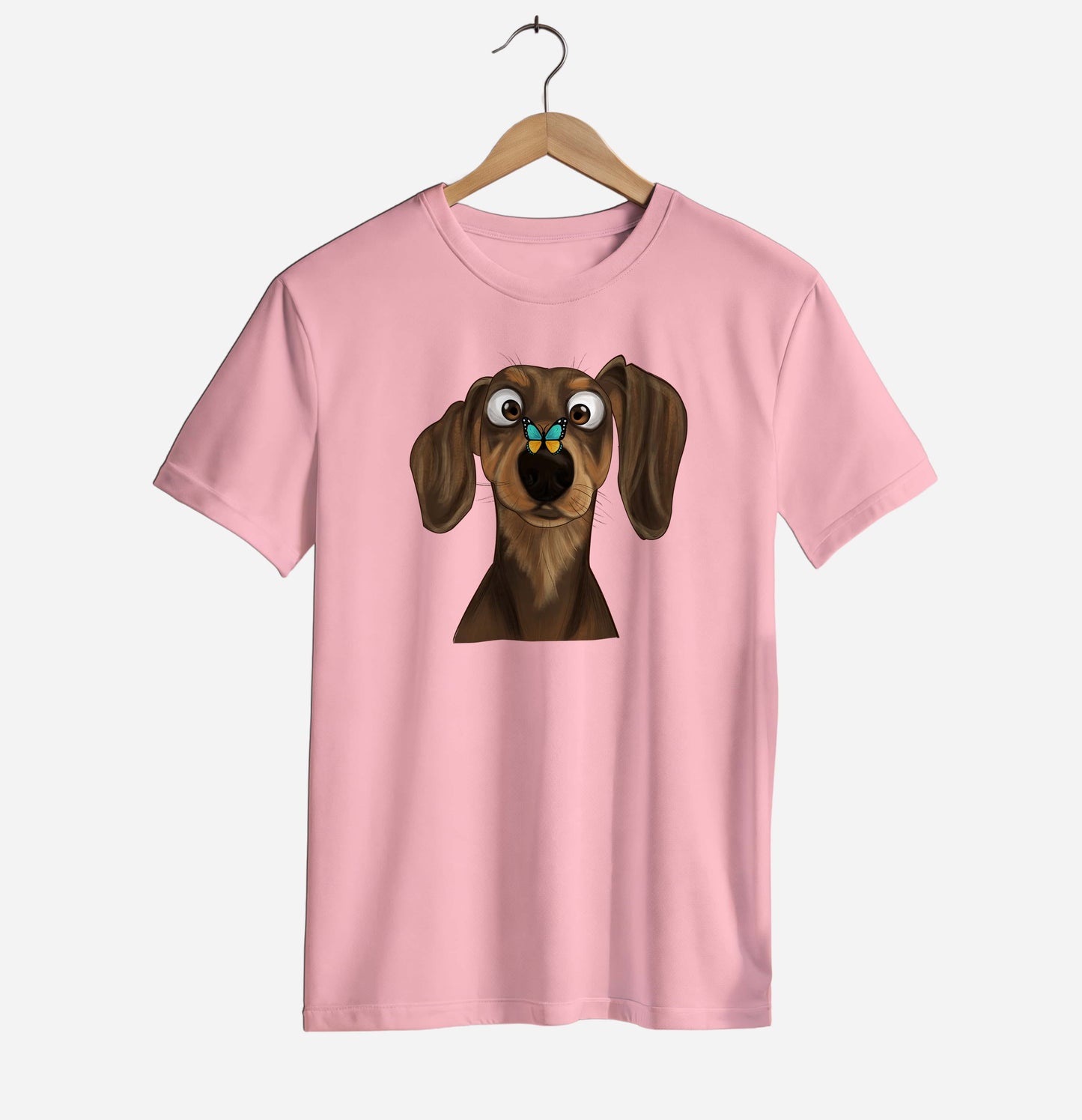 Dachshund & Butterfly T-shirt