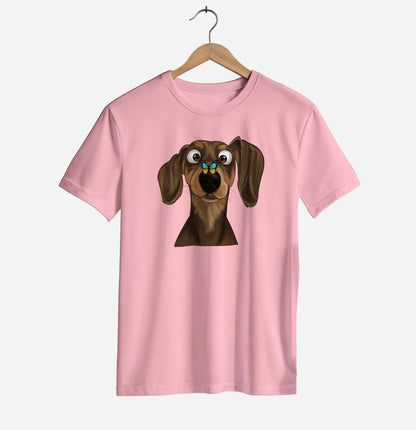 Dachshund & Butterfly T-shirt