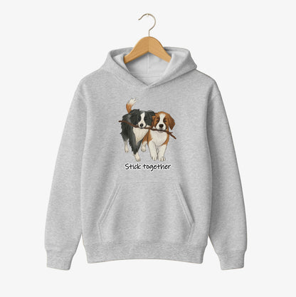 Stick Together Puppy Hoodie