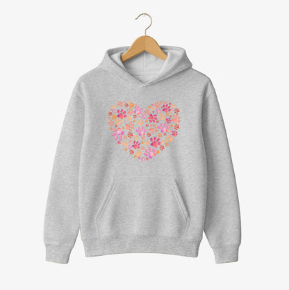 Pawprint Heart Hoodie