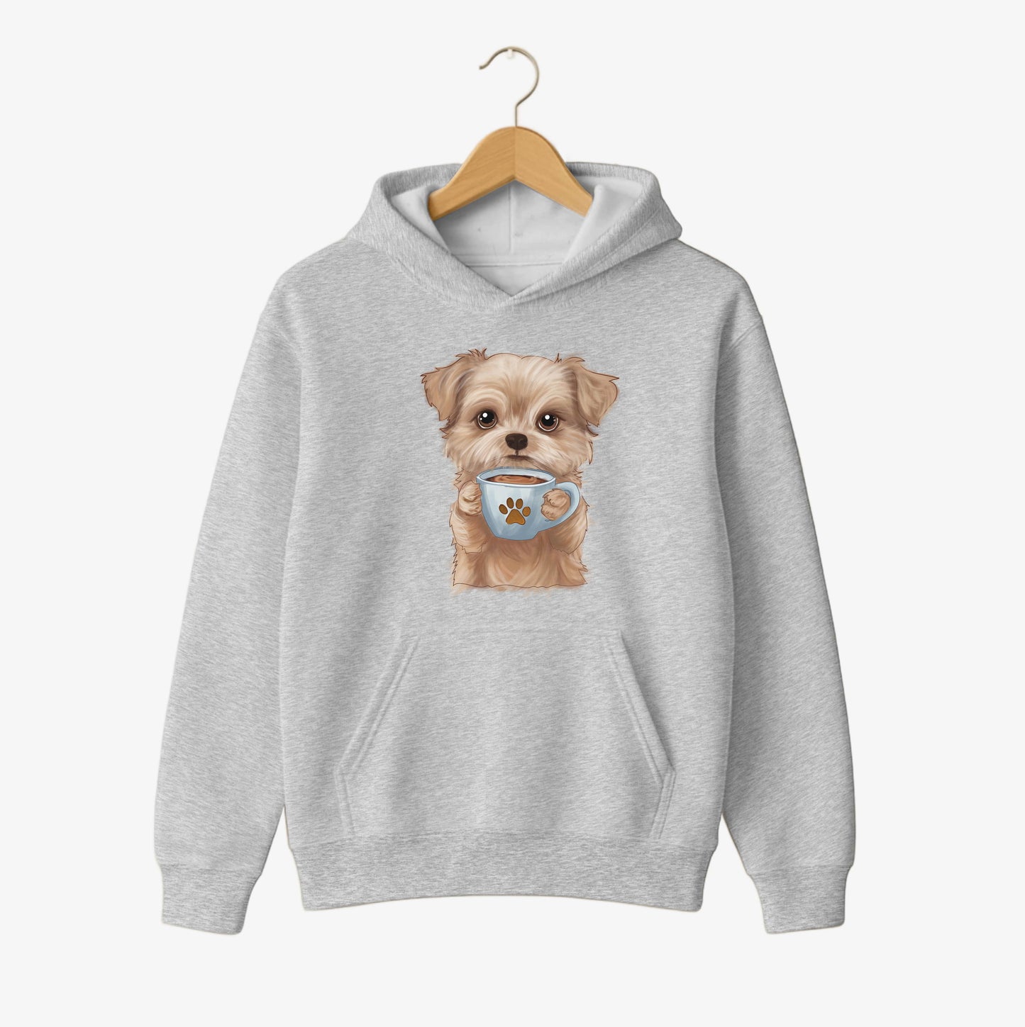 Cuppa Pup - Paw Mug Hoodie