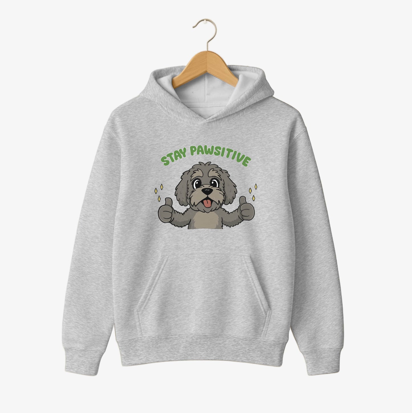 Stay Pawsitive Hoodie