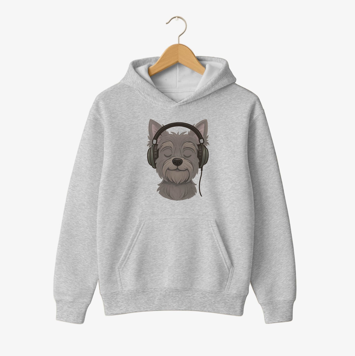 Chill Dog Headphones Hoodie