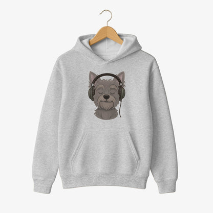Chill Dog Headphones Hoodie