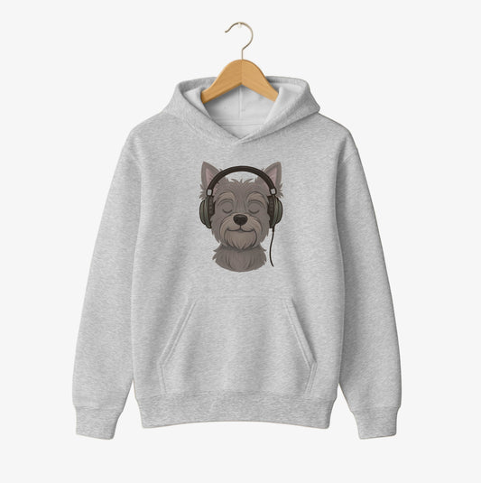 Chill Dog Headphones Hoodie