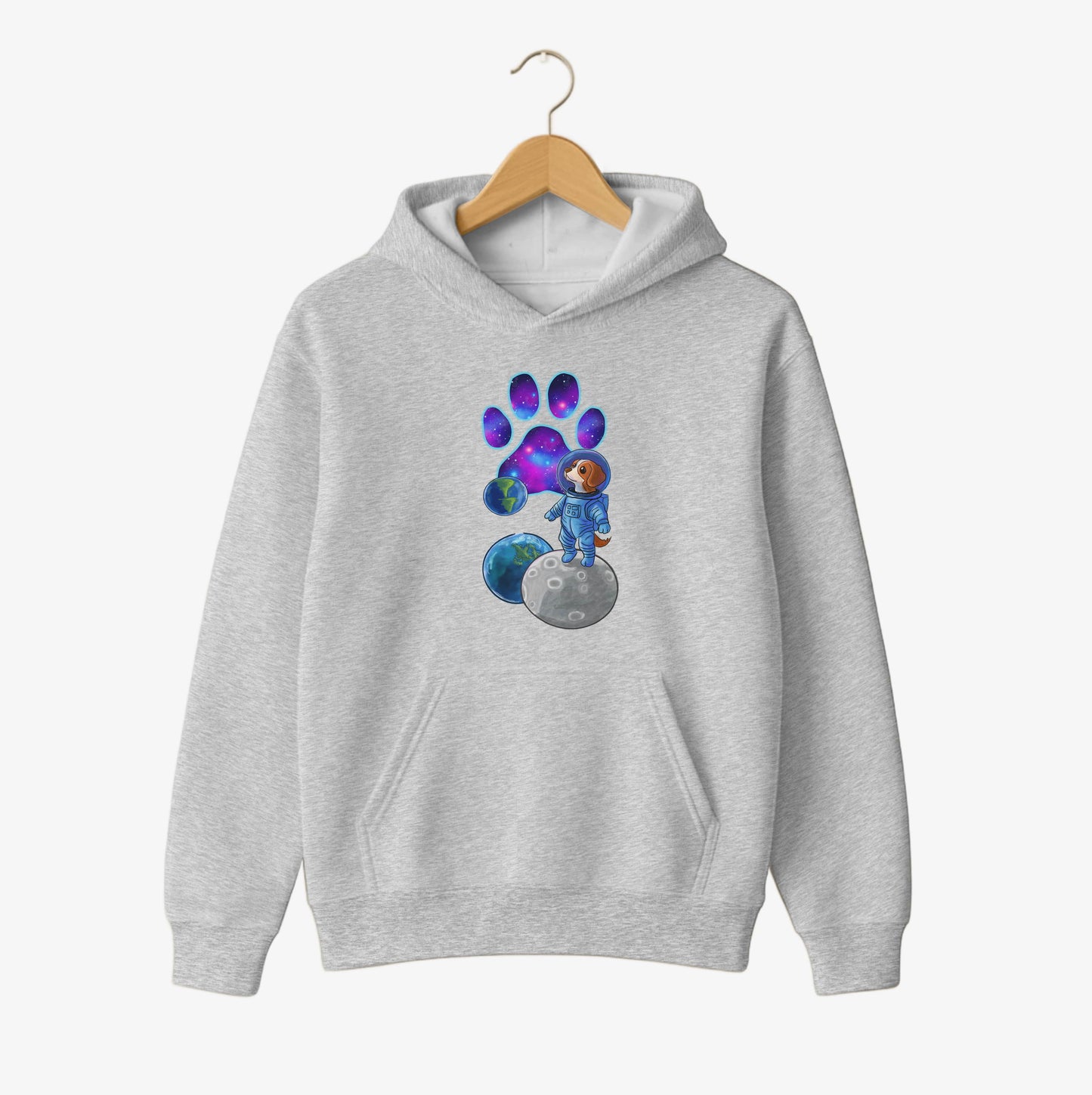 Cosmic Paw Explorer Hoodie