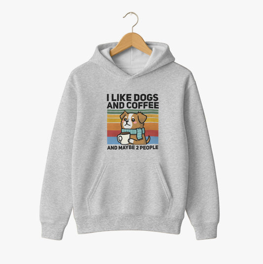 I Like Dogs And Coffee Hoodie