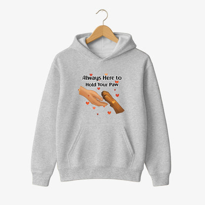 Hold Your Paw Simple Dog Hoodie