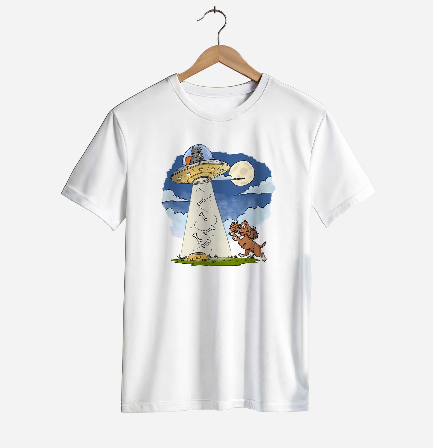 Dog UFO T-shirt