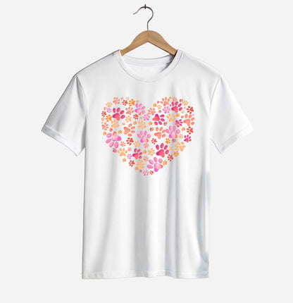 Pawprint Heart T-shirt