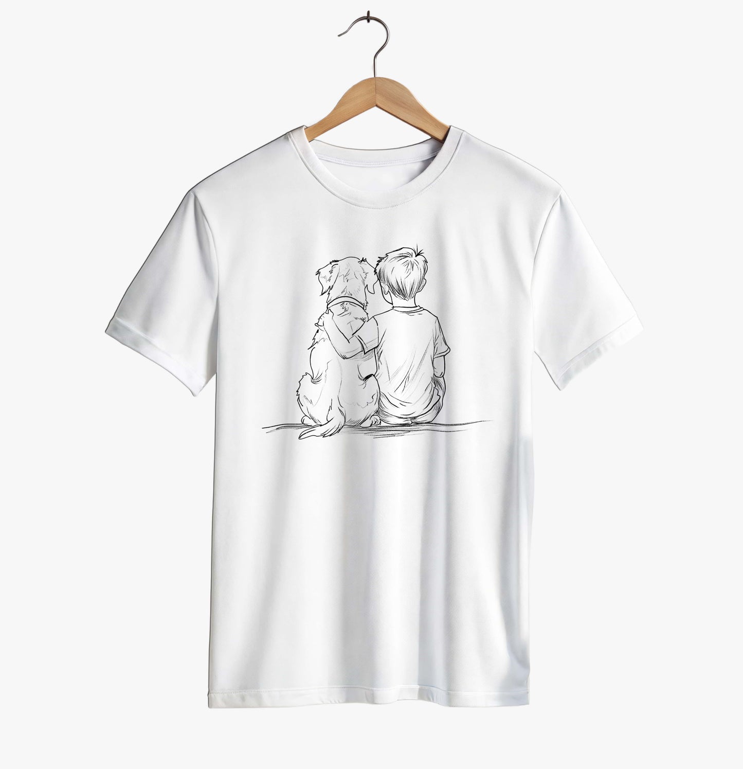 Quiet Companions Line Art T-shirt