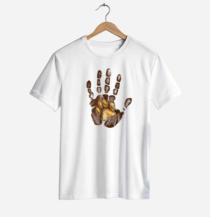 Human Hand & Dog Paw T-shirt