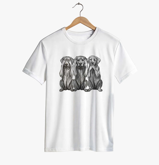 Three Wise Dogs T-shirt