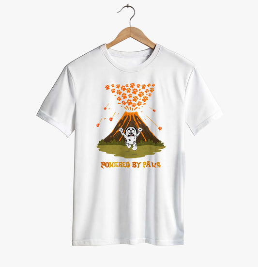 Powered By Paws Volcano T-shirt