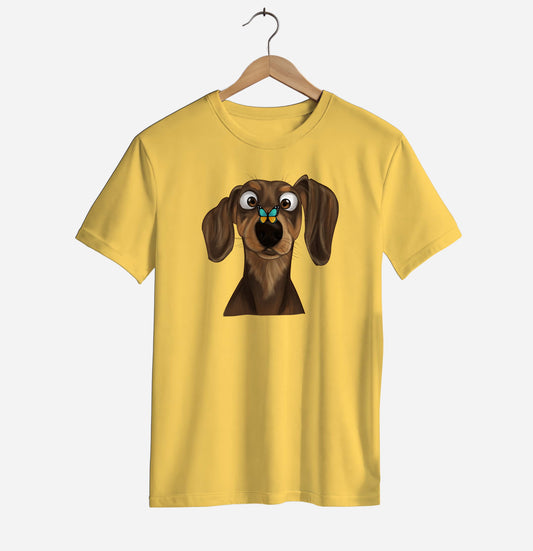 Dachshund & Butterfly T-shirt